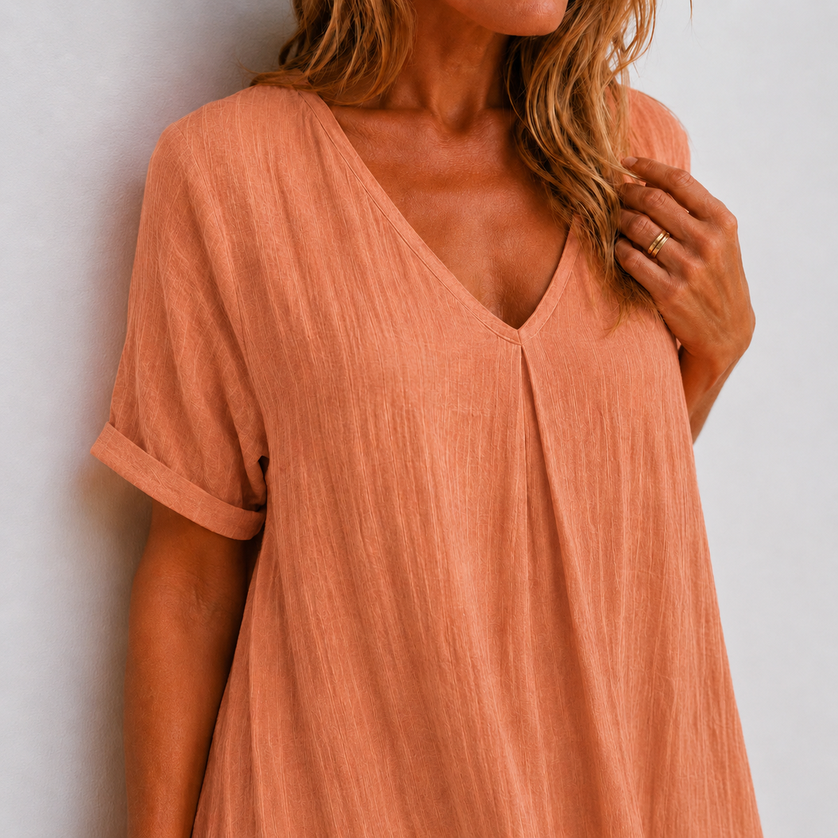 ELISA | Blusa Fluida de Lino