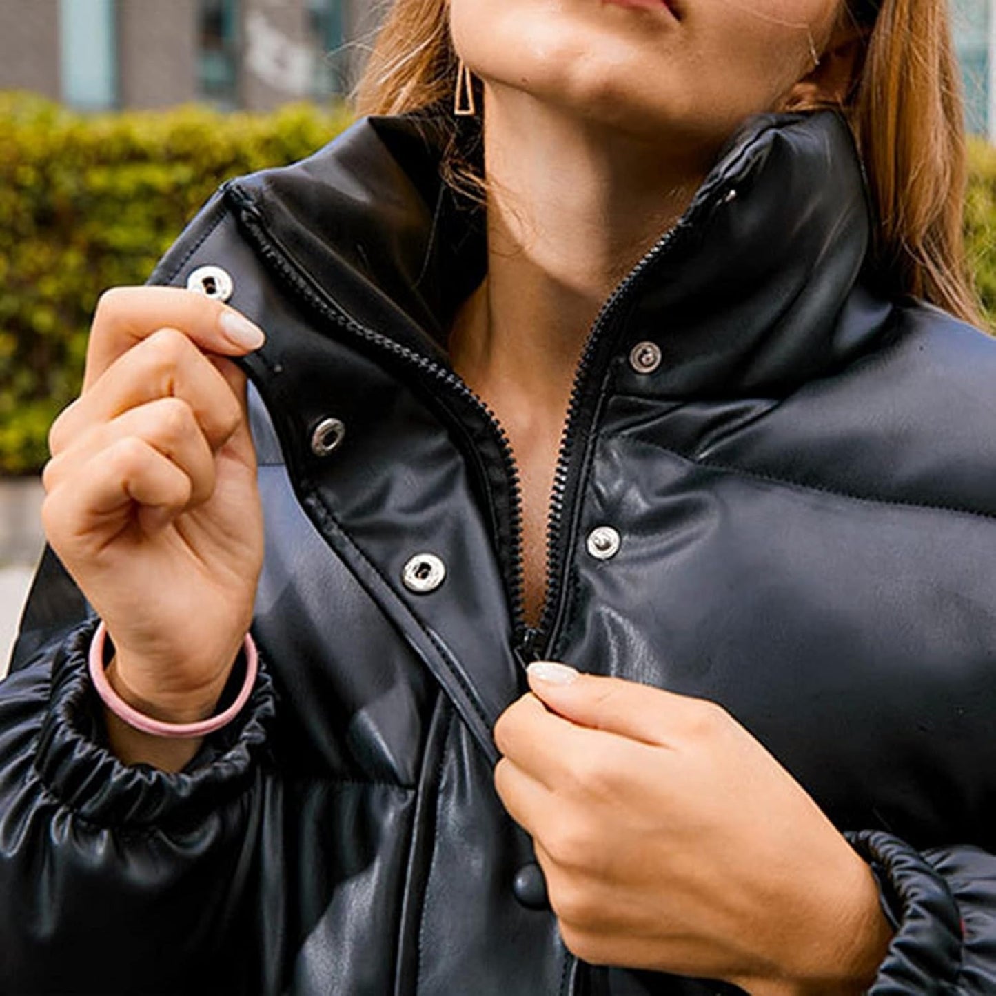 Alma™ | Plumífero efecto piel mujer