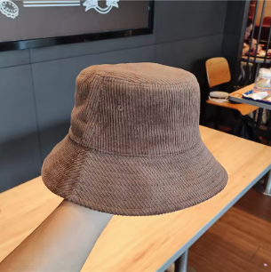 Sombrero Bucket de Pana
