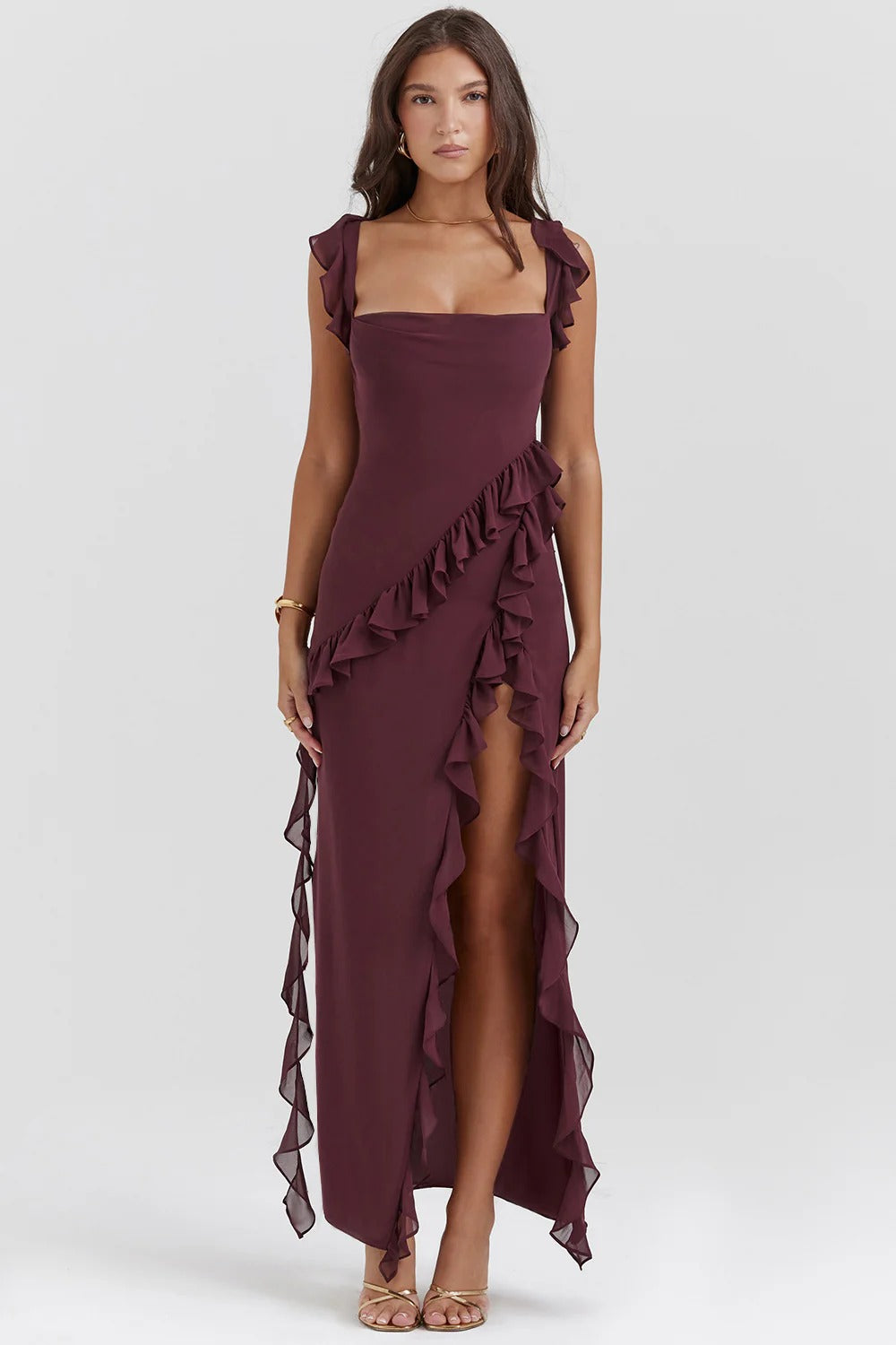 DAFNE | Vestido Largo con Abertura