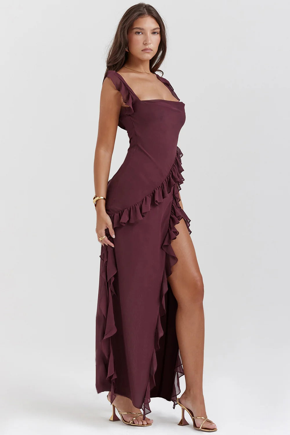 DAFNE | Vestido Largo con Abertura