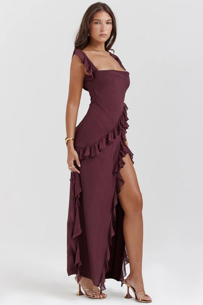 DAFNE | Vestido Largo con Abertura