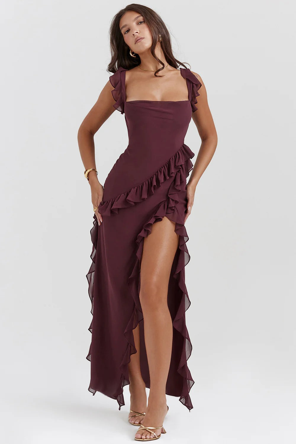 DAFNE | Vestido Largo con Abertura
