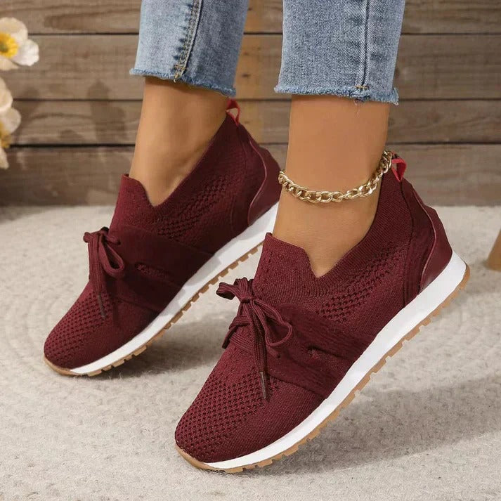 Elara™ | Zapatillas cómodas de punto para pies cansados