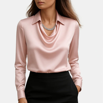 CAROLINA | Elegante Blusa de Satén