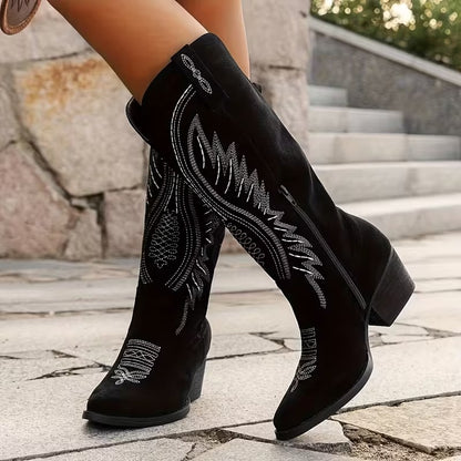 Alessia™ | Botas Western Bordadas