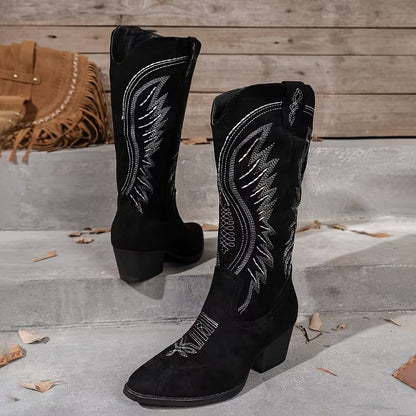 Alessia™ | Botas Western Bordadas