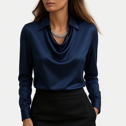 CAROLINA | Elegante Blusa de Satén