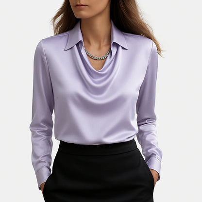 CAROLINA | Elegante Blusa de Satén