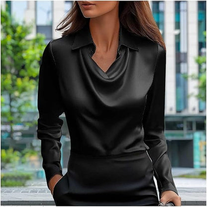 CAROLINA | Elegante Blusa de Satén