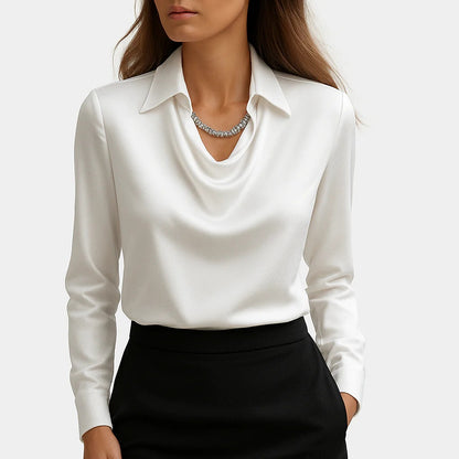 CAROLINA | Elegante Blusa de Satén