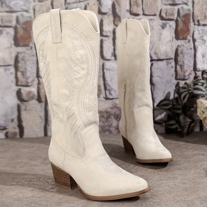 Alessia™ | Botas Western Bordadas