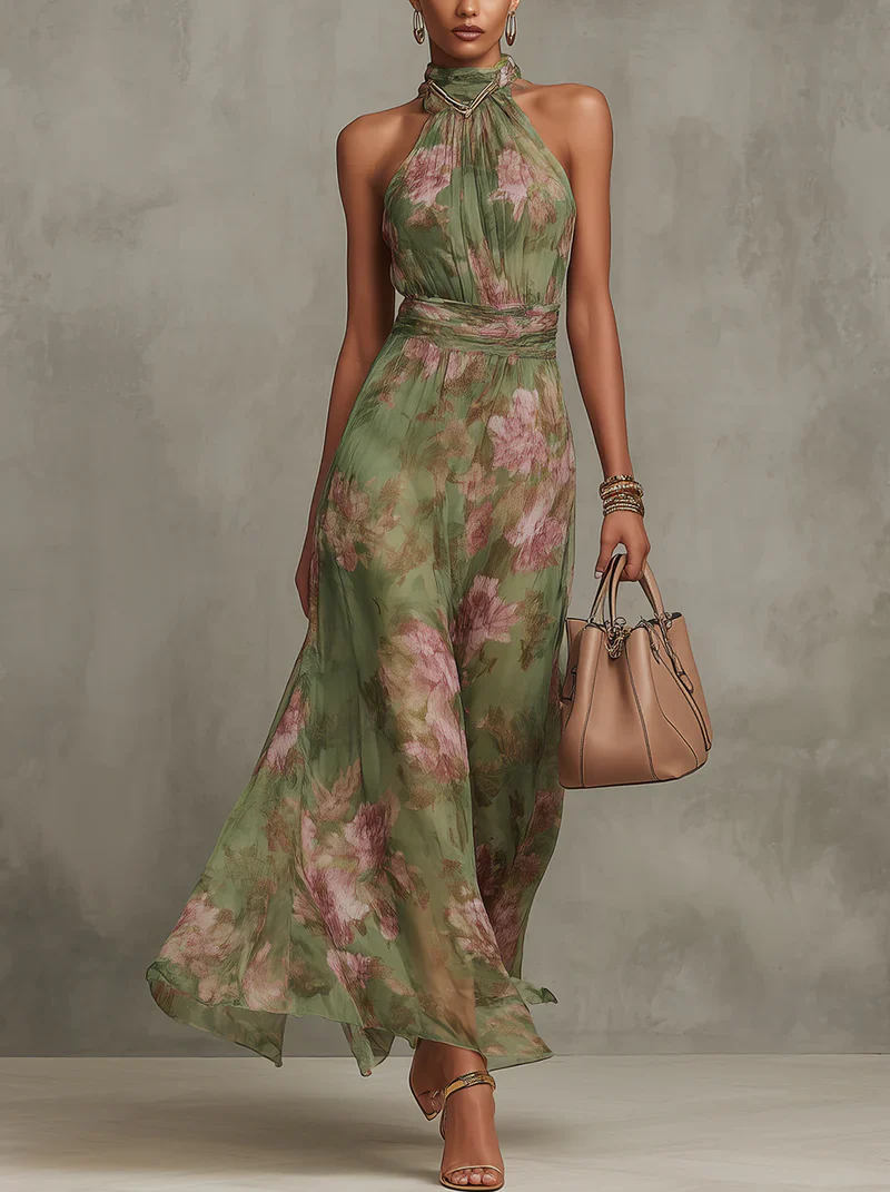 ELENA | Vestido Largo Floral