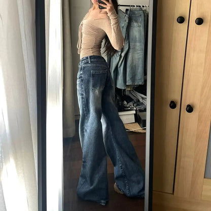 Rosi - Vaqueros holgados vintage de pierna ancha