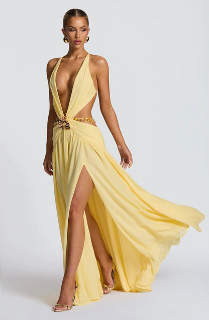 SELENE | Vestido Largo Escotado