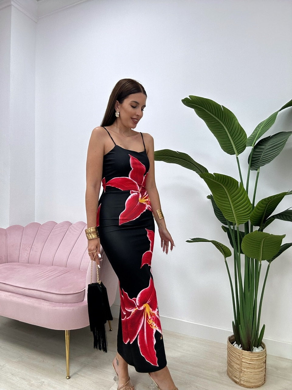 AMELIA | Vestido Midi Floral
