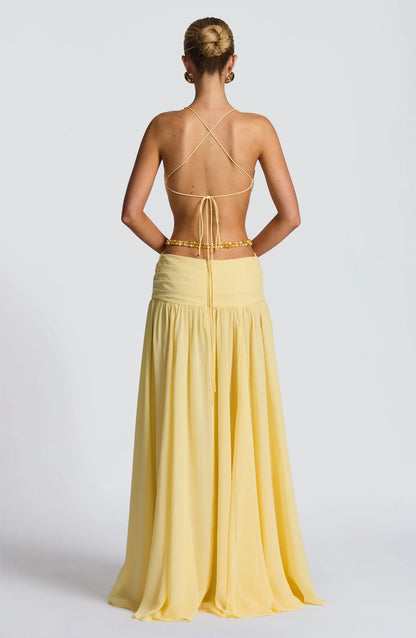 SELENE | Vestido Largo Escotado