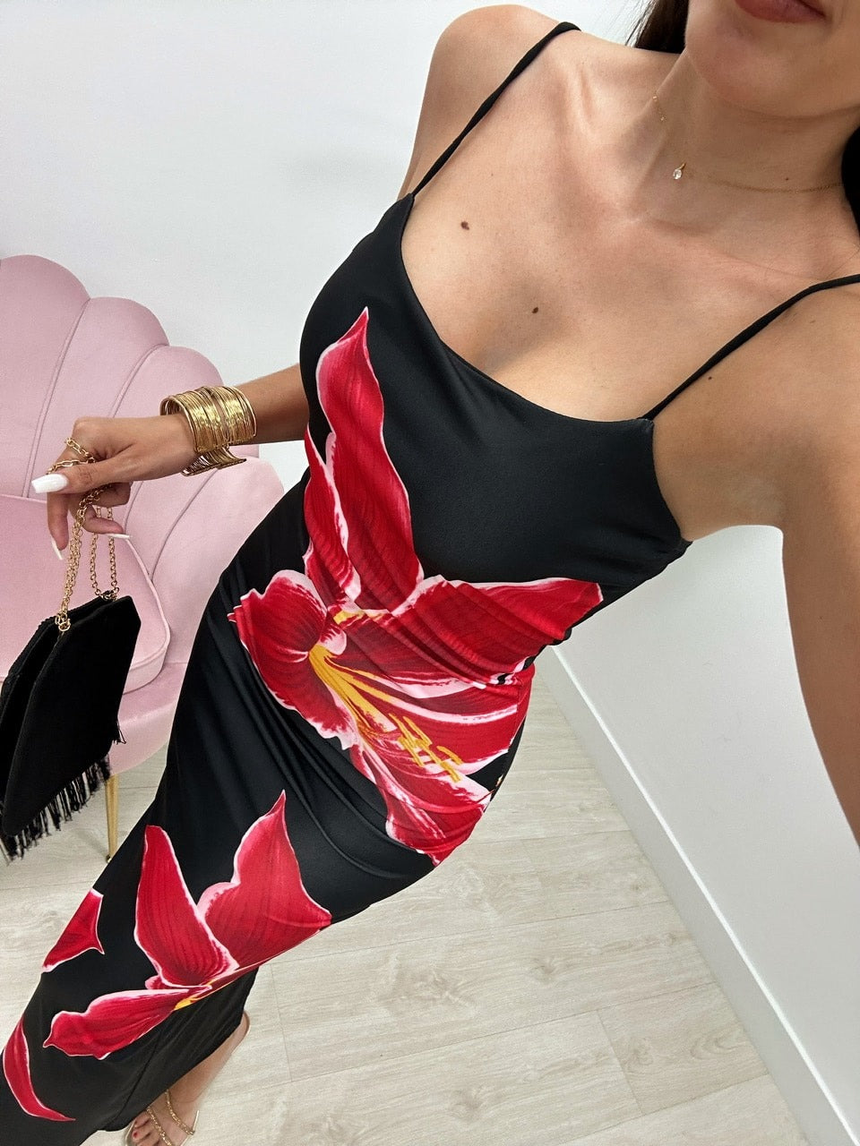 AMELIA | Vestido Midi Floral
