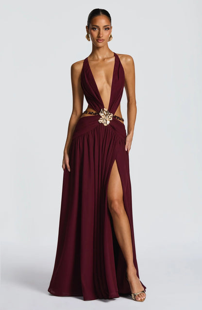 SELENE | Vestido Largo Escotado
