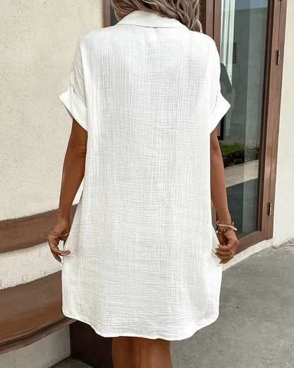 ALBA | Vestido Camisero Cómodo con Botones