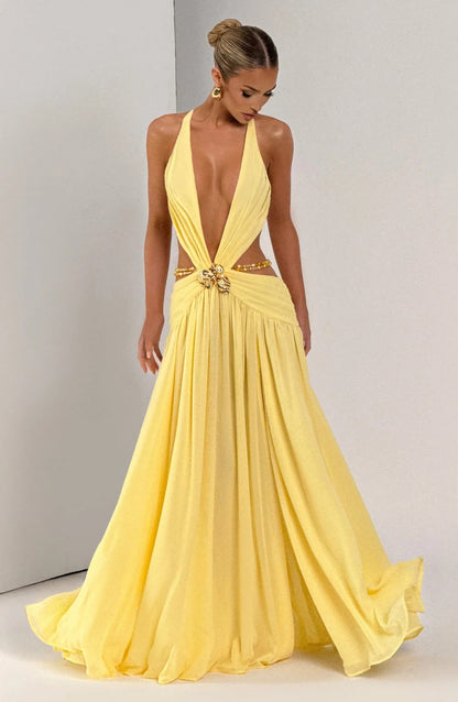 SELENE | Vestido Largo Escotado