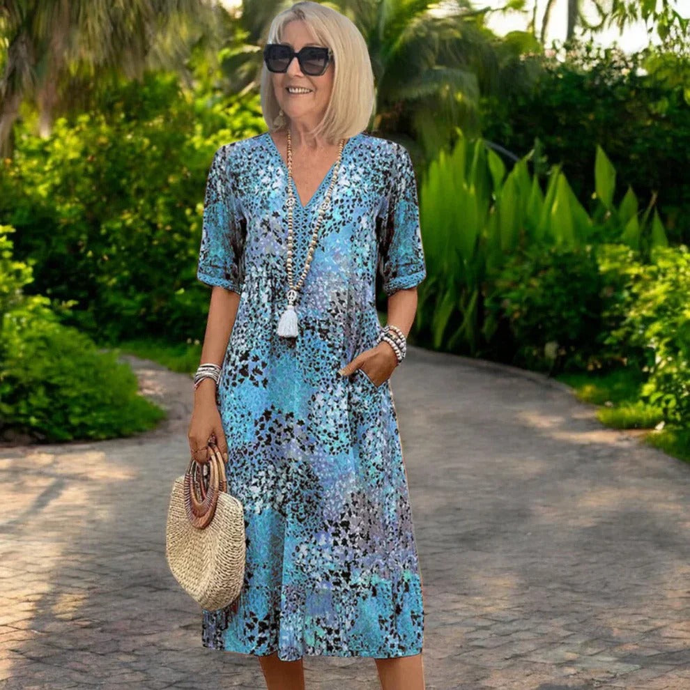 IRIS  | Vestido Primaveral Elegante