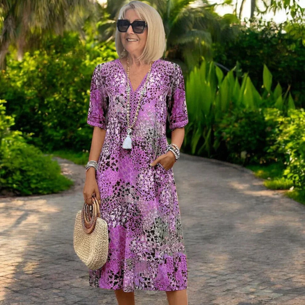 IRIS  | Vestido Primaveral Elegante