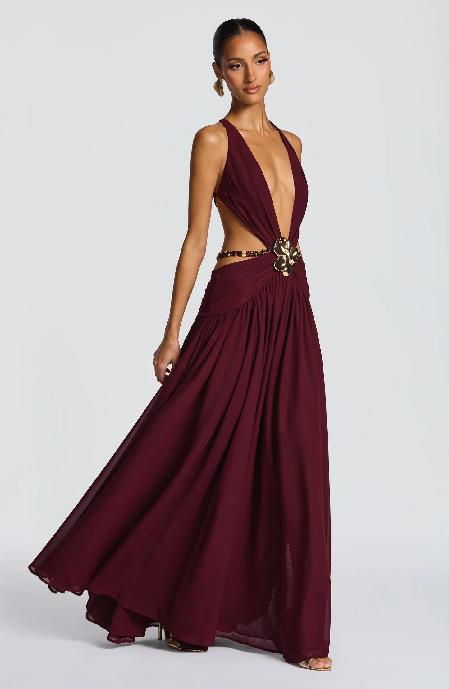 SELENE | Vestido Largo Escotado