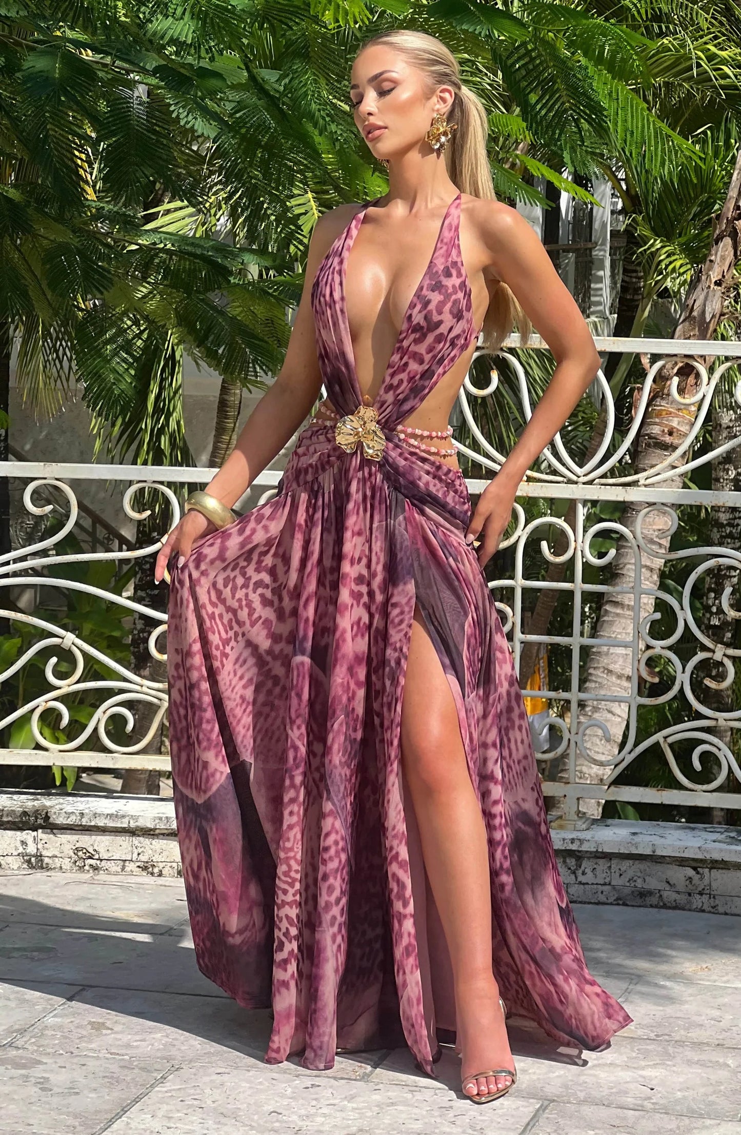 SELENE | Vestido Largo Escotado
