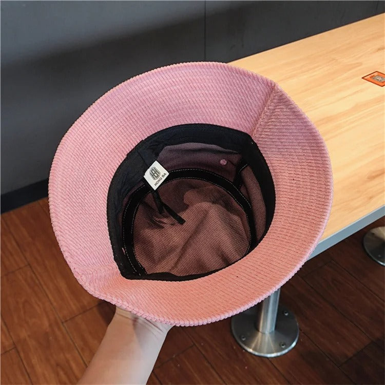 Sombrero Bucket de Pana