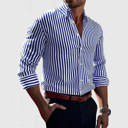 ROBERTO | Camisa Elegante de Rayas