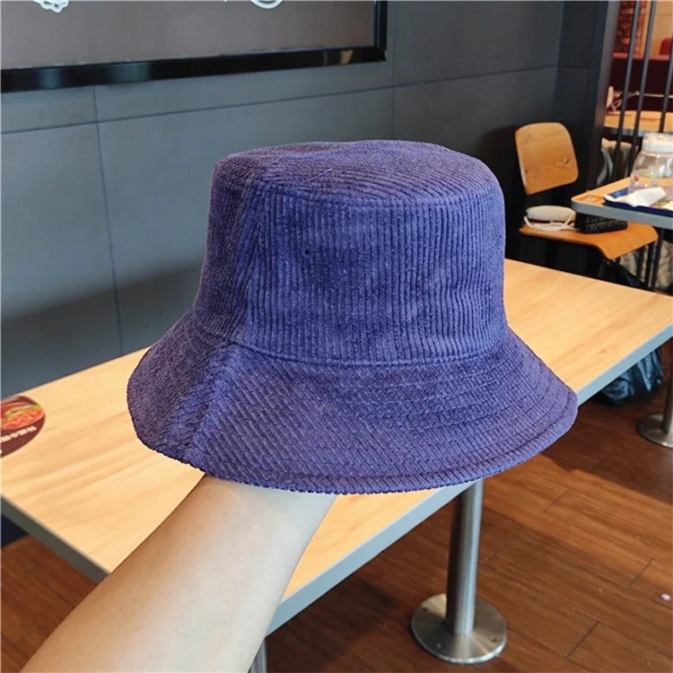 Sombrero Bucket de Pana