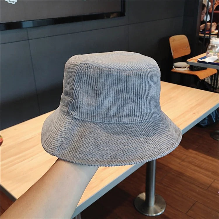 Sombrero Bucket de Pana