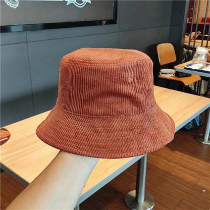 Sombrero Bucket de Pana