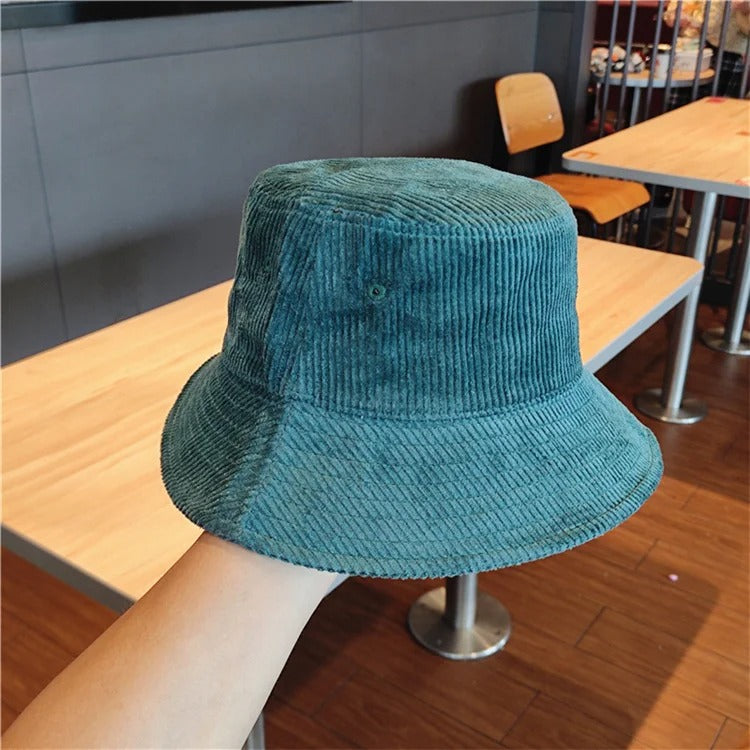 Sombrero Bucket de Pana
