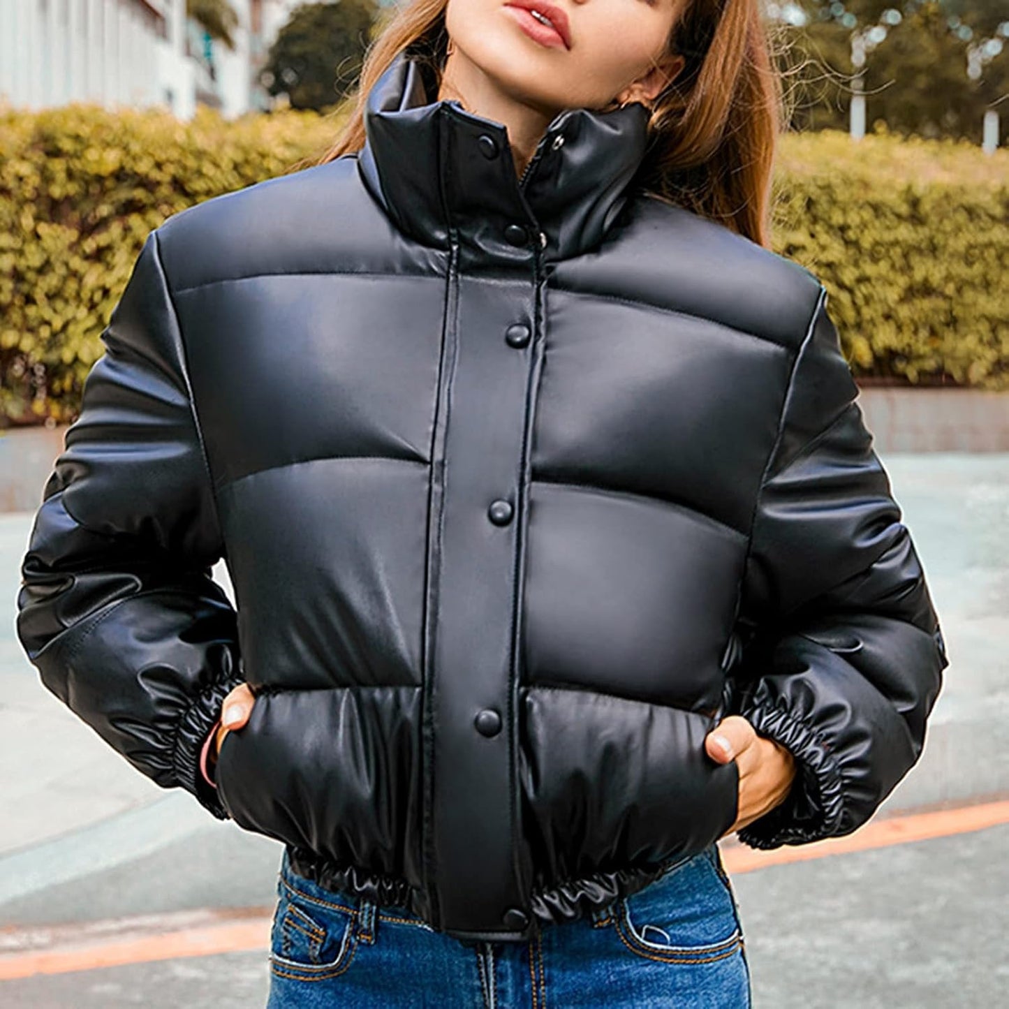 Alma™ | Plumífero efecto piel mujer