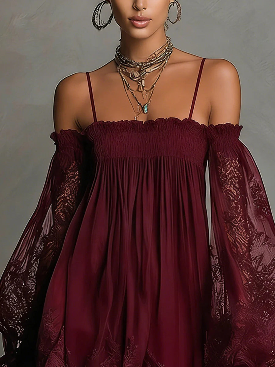 NOEMI | Vestido Corto Boho